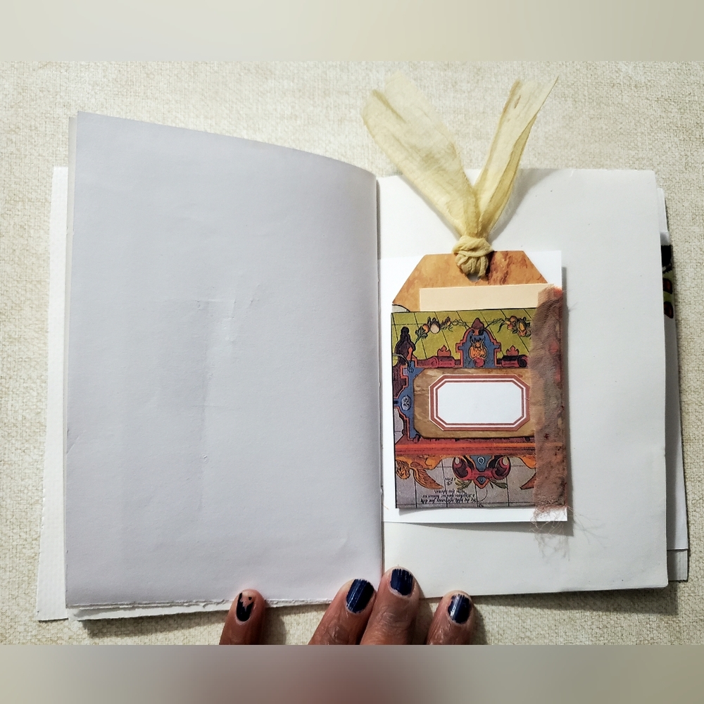 🙏 HAND CRAFTED Junk journal writing note paper, pockets, cards, ephemera - Picture 13 of 17